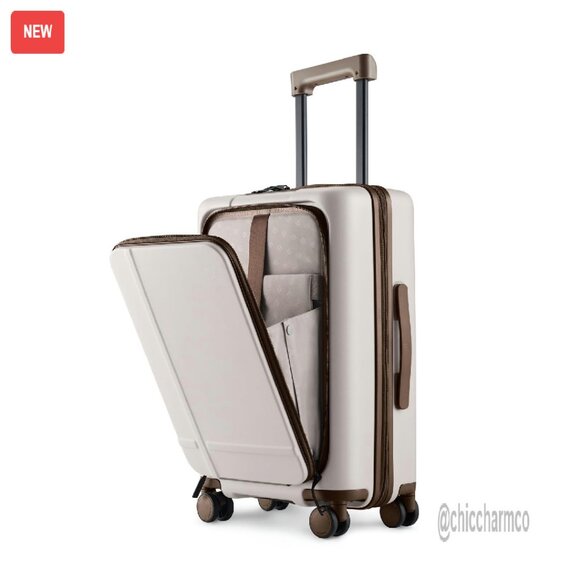 20-Inch Hard Shell Carry-On Luggage with TSA Lock & Spinner Wheels